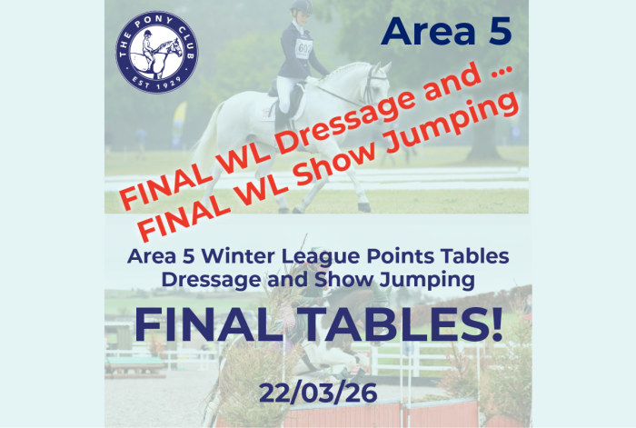 FINAL WL Dressage and Show Jumping Tables