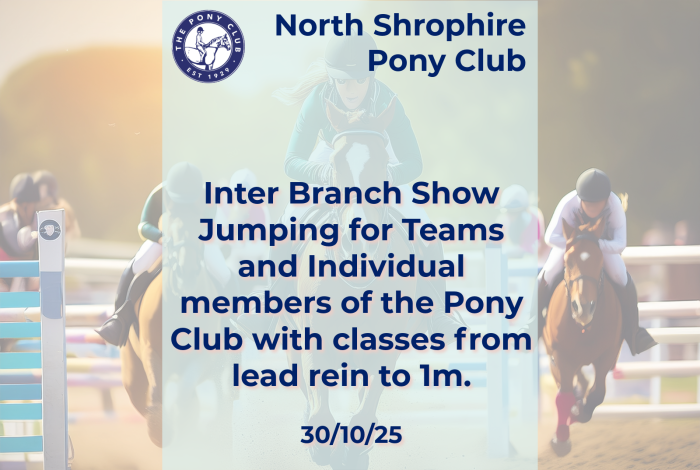 North Shropshire - Inter Branch SJ competition - 30/10/25