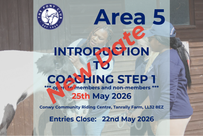 Area 5: Introduction to Coaching Step 1 - Open to members and non-members - 25/05/26