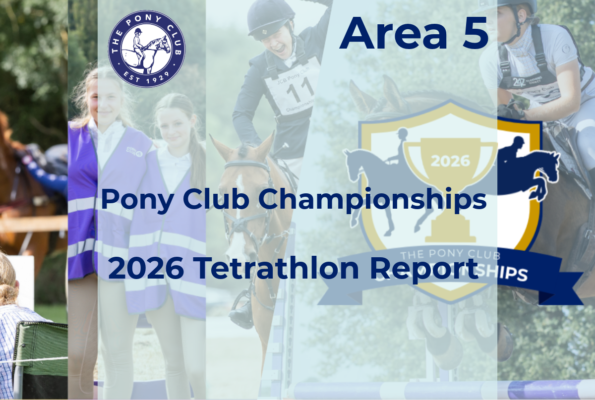 Pony club championships 2026 tetrathlon report