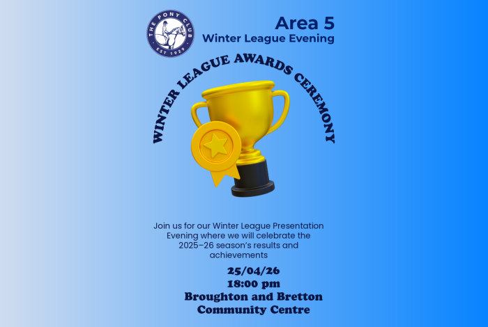 Area 5 - Winter League Presentation Evening - 25/04/26