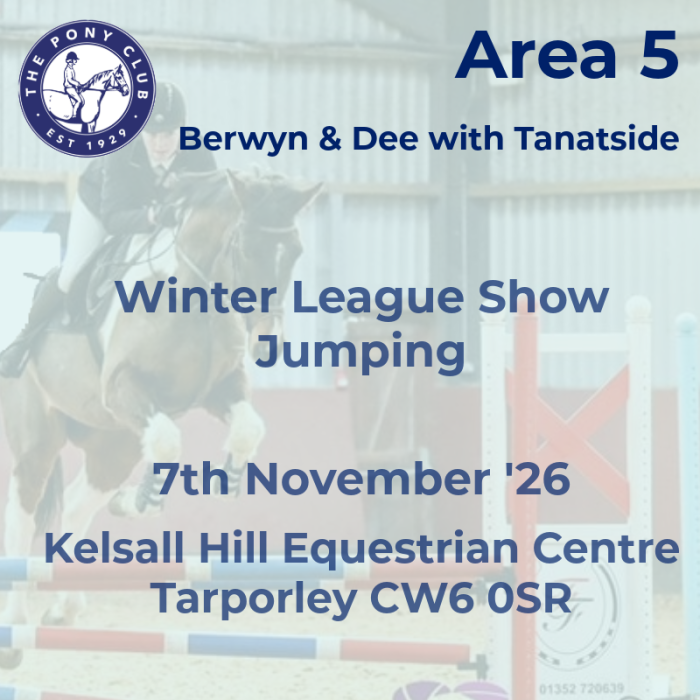 Area 5 – Tanatside with Berwyn and Dee – WL Show Jumping – 07/11/26