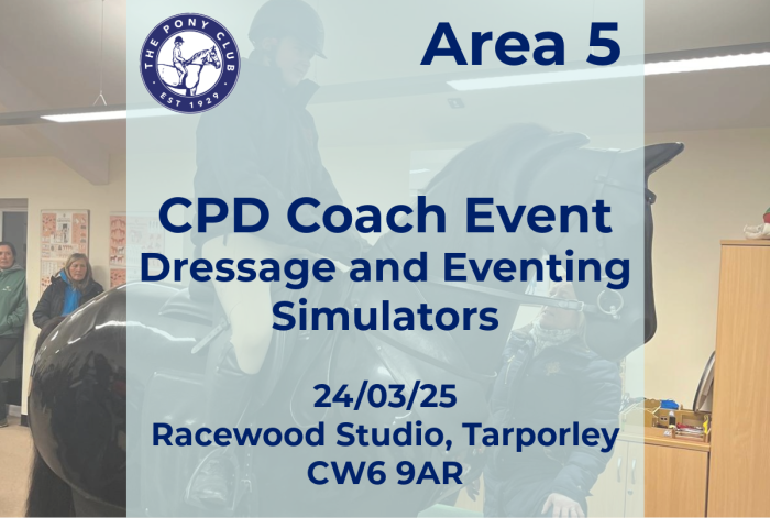 Area 5 & Cheshire Hunt South CPD and Networking - Tarporley - 24/03/25