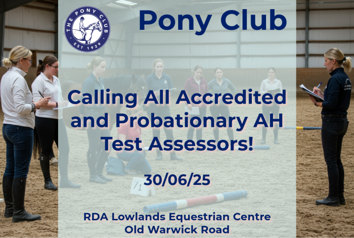 Calling All Accredited and Probationary AH Test Assessors!
