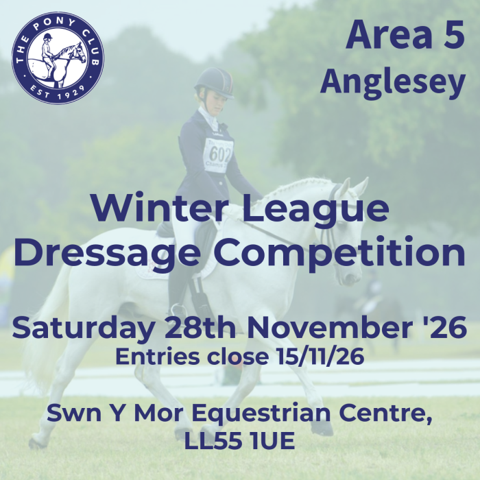 Area 5 - WL Dressage - Anglesey - Swn y Mor - 28/11/28
