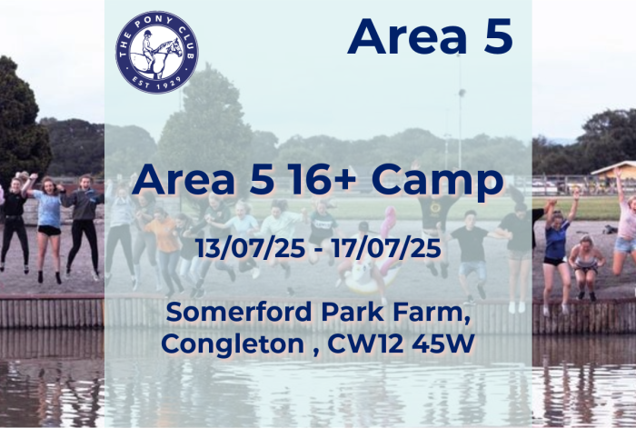 Area 5 - 16+ Camp - Somerford - 13/0/25 -17/07/25