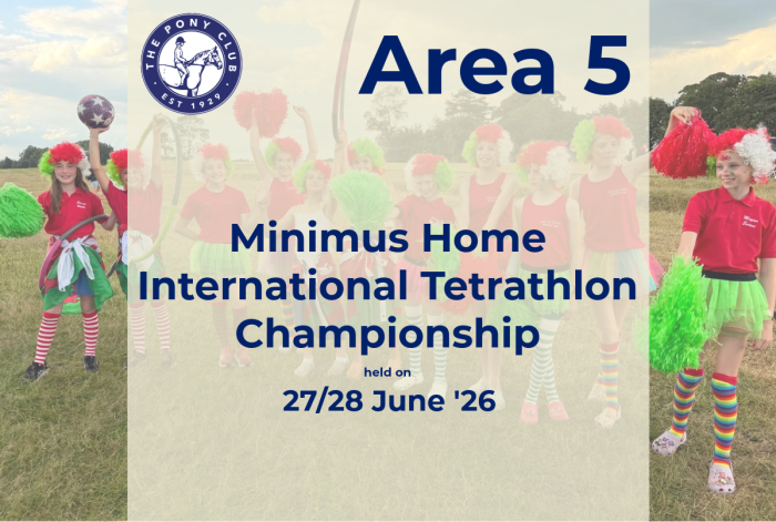 Area 5 - Minimus Home International Tetrathlon Championship - 27/28 June '26