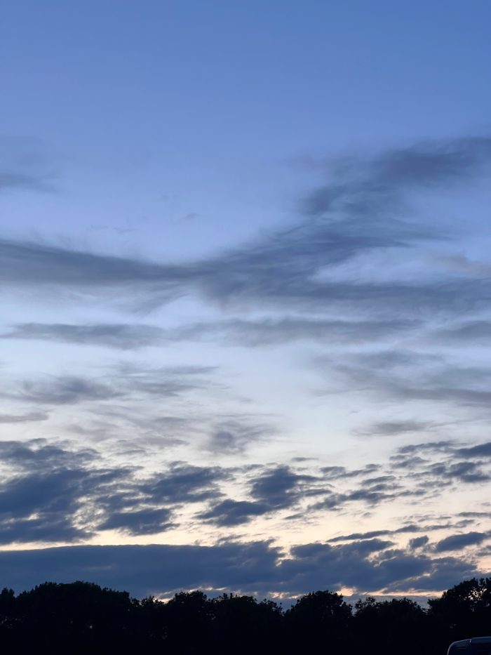 A Calm sky over Senior Camp