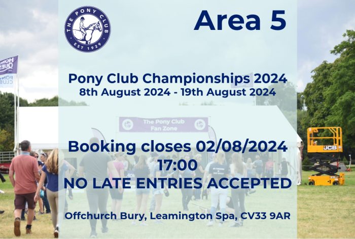 Pony Club Champs - Get your Entries in Today