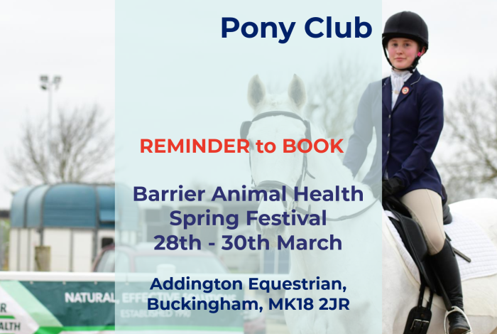 The Barrier Animal Health Spring Festival: England/Wales 2026