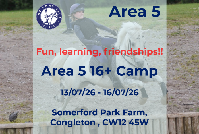 Area 5 16+ Camp '26 - Somerford - July