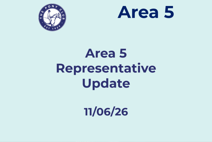 Area 5 Representative Update ... 11/06/26
