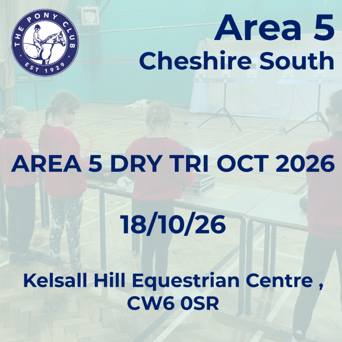 Area 5 - Cheshire South - Dry Triathlon - 18/10/26