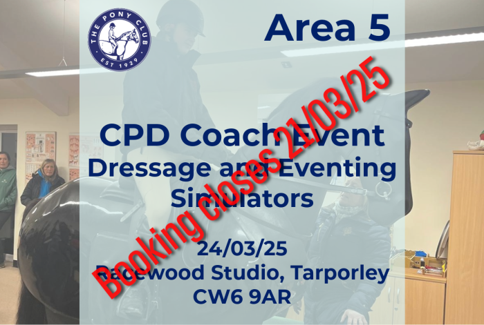 Area 5 & Cheshire Hunt South CPD and Networking - Tarporley - 24/03/25