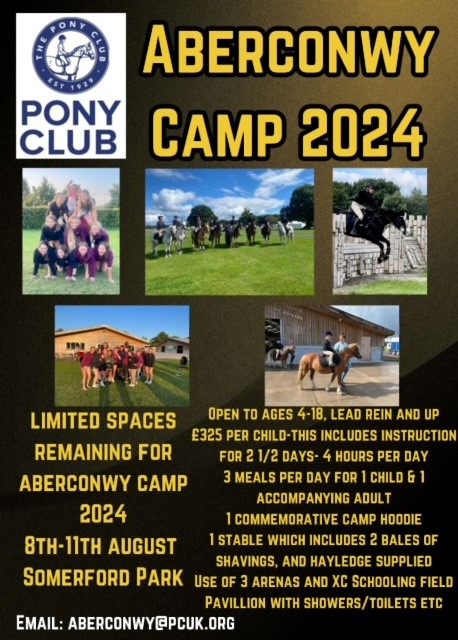Aberconwy Camp 2024 - limited spaces available